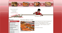 Desktop Screenshot of fleischerei-wehner.de